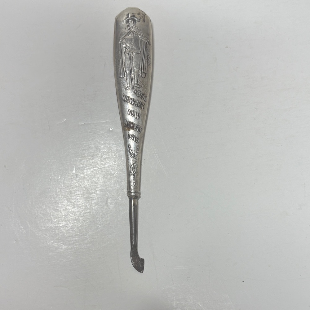 Vintage Silver Souvenir Newark New Jersey 1916